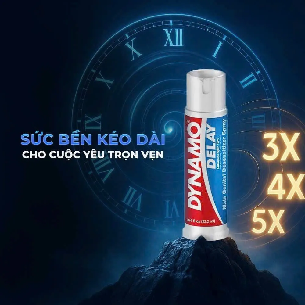 Chai xịt Dynamo Delay 22ml – Kéo dài thời gian quan hệ