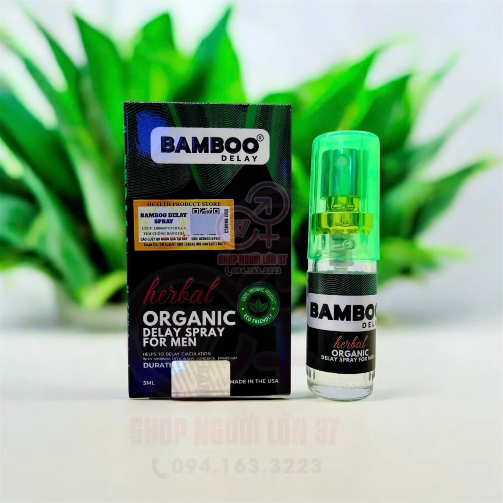 Chai xịt Bamboo Herbal Organic 5ml – thiết kế nhỏ gọn, kín đáo Chai xịt Bamboo Herbal Organic 5ml – thiết kế nhỏ gọn, kín đáo