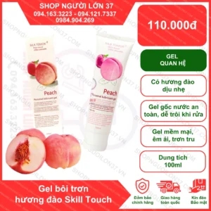 Gel bôi trơn hương đào Silk Touch Peach 100ml