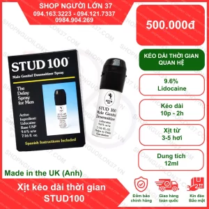Chai xịt Stud 100 kéo dài thời gian – Chai 13ml